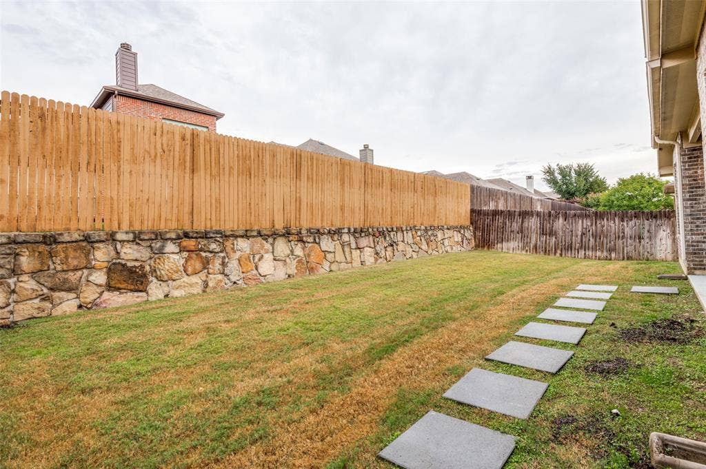 16425 Toledo Bend Court, Prosper, TX 75078 View of fenced backyard