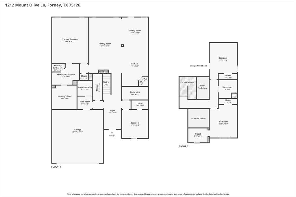 1212 Mount Olive Lane, Forney, TX 75126 1212 Mount Olive Lane, Forney, TX 75126