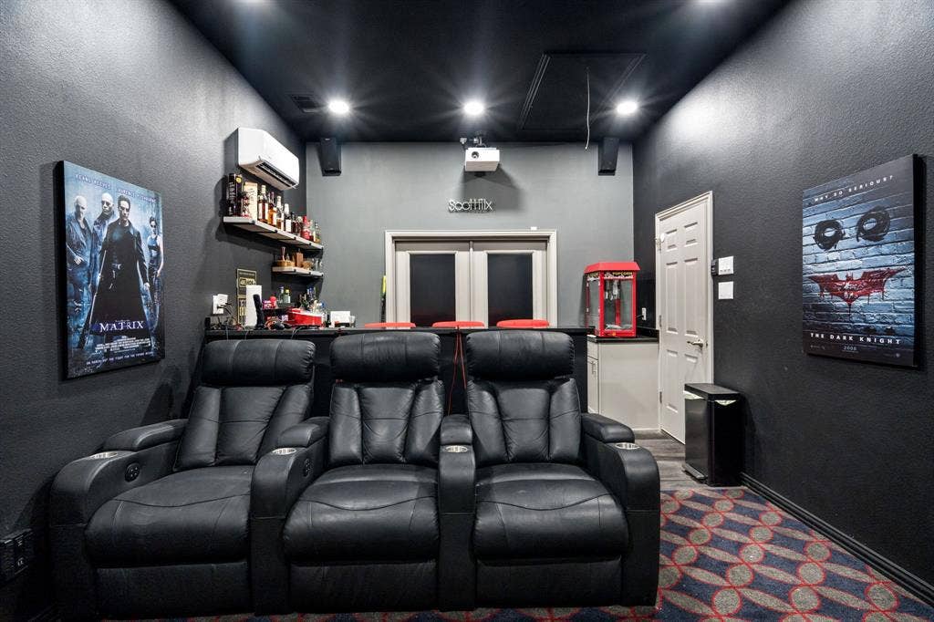 4637 Gladys Court, Plano, TX 75093 Custom Home Theater
