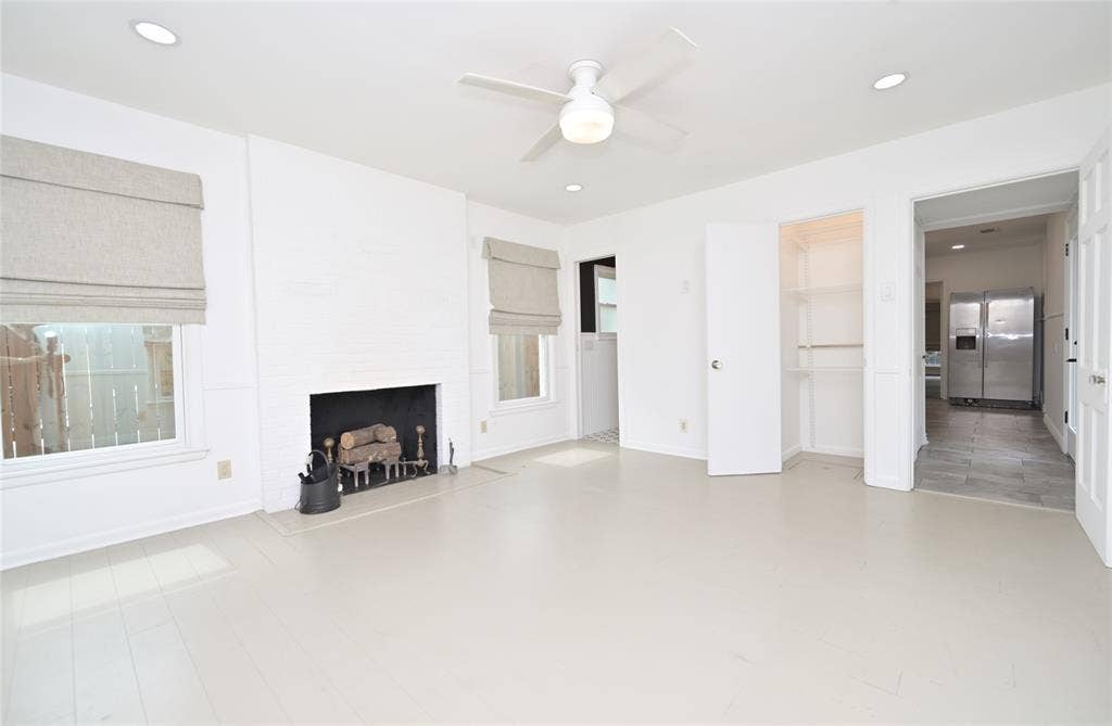 Large main Bedroom with Fireplace
