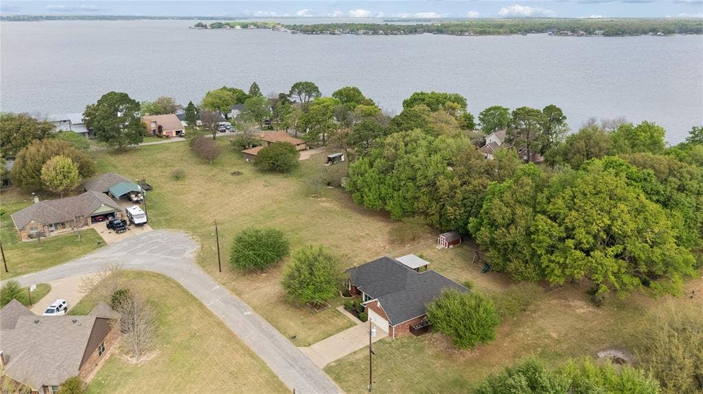 25 Starview Drive, Star Harbor, TX 75148 Aerial view of a nearby body of water