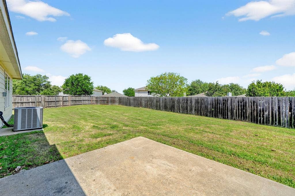 2800 Arbury Drive, McKinney, TX 75071 Fenced backyard featuring a patio area