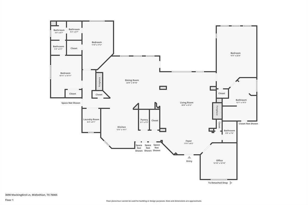 Main home floor plan