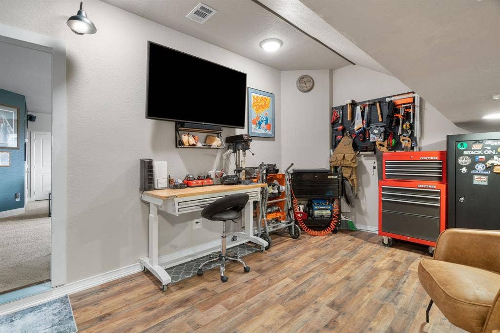 1104 9th Street, Argyle, TX 76226 Bonus Room: Great for additional office, play room, or workshop!