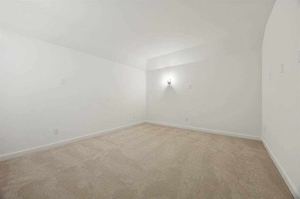 Media Room in the Monet II home plan by Trophy Signature Homes – REPRESENTATIVE PHOTO