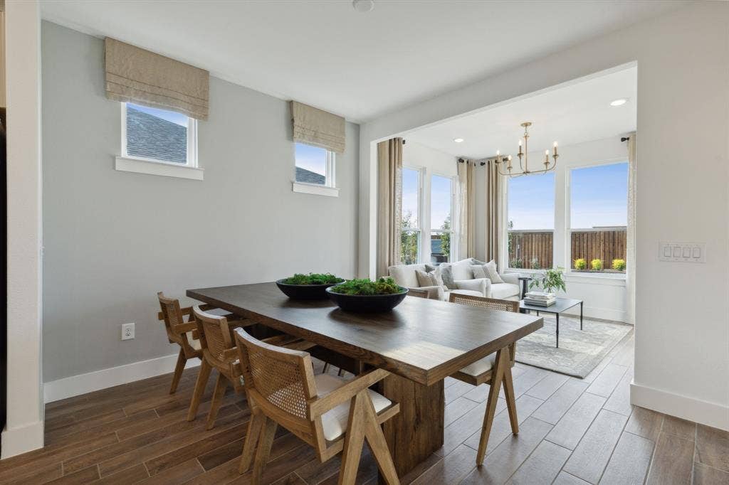 *Model Representation - Dining nook off kitchen