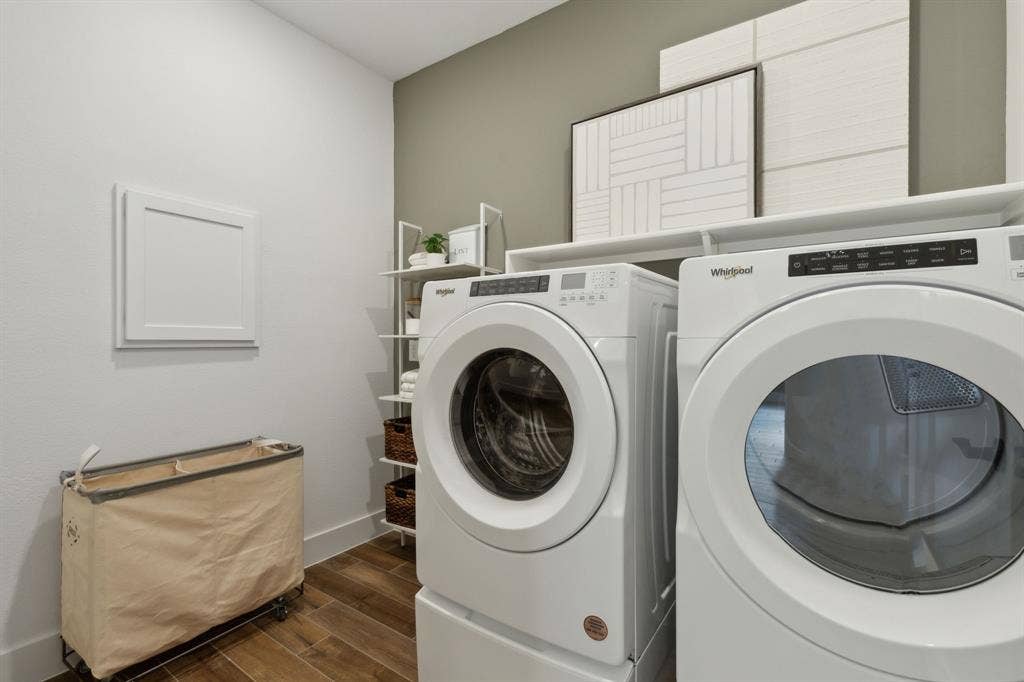 *Model Representation - Laundry room with storage area