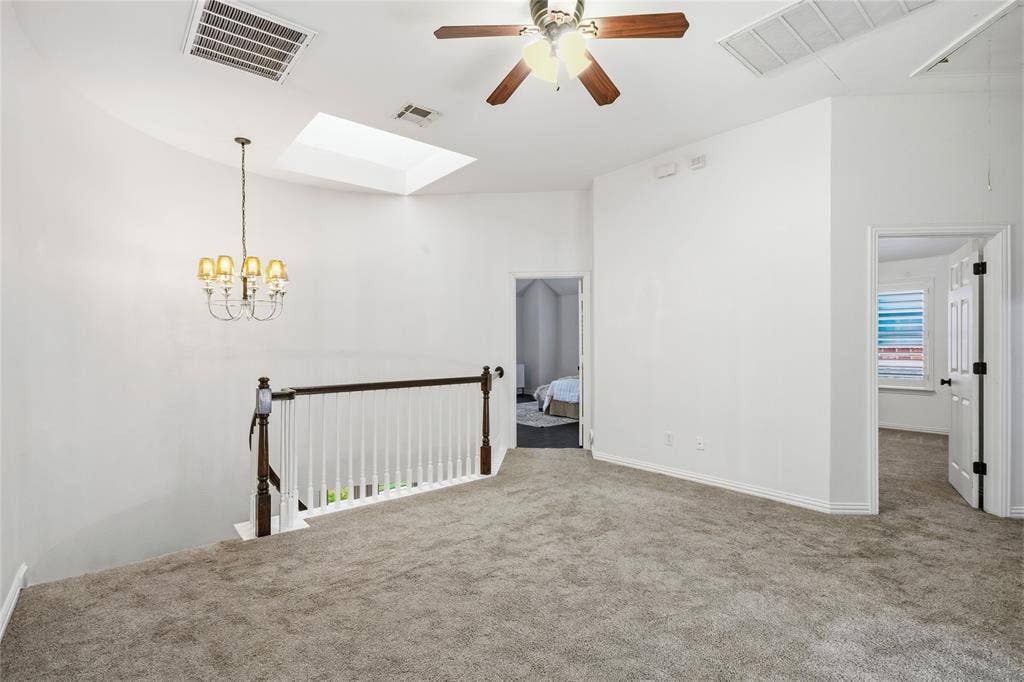 5201 Geode Lane, McKinney, TX 75072 Upstairs spacious loft/game room or play area. Come see it staged!