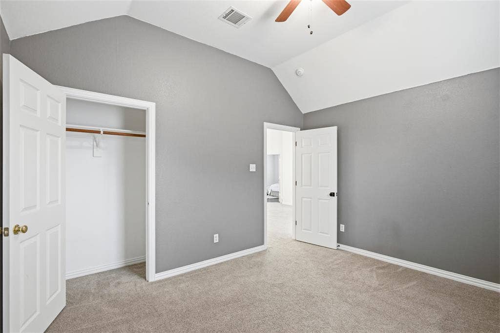 5201 Geode Lane, McKinney, TX 75072 Another veiw of gray bedroom.
