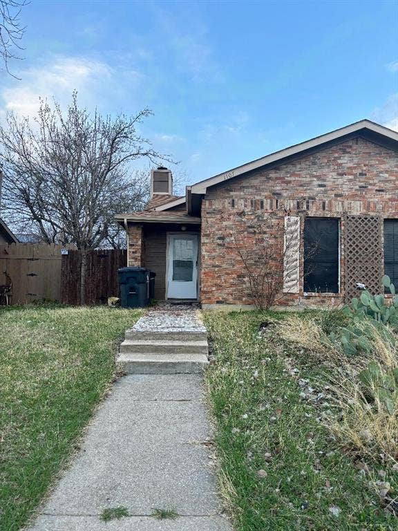 Front of duplex