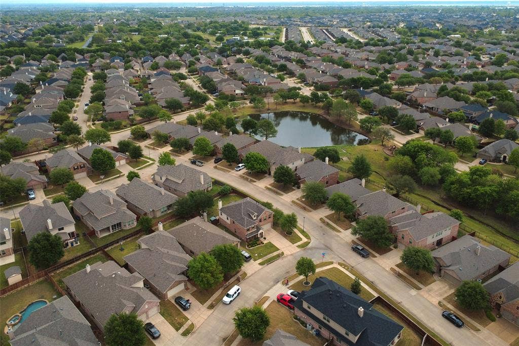 1913 Hidden Fairway Drive, Wylie, TX 75098 Overhead view