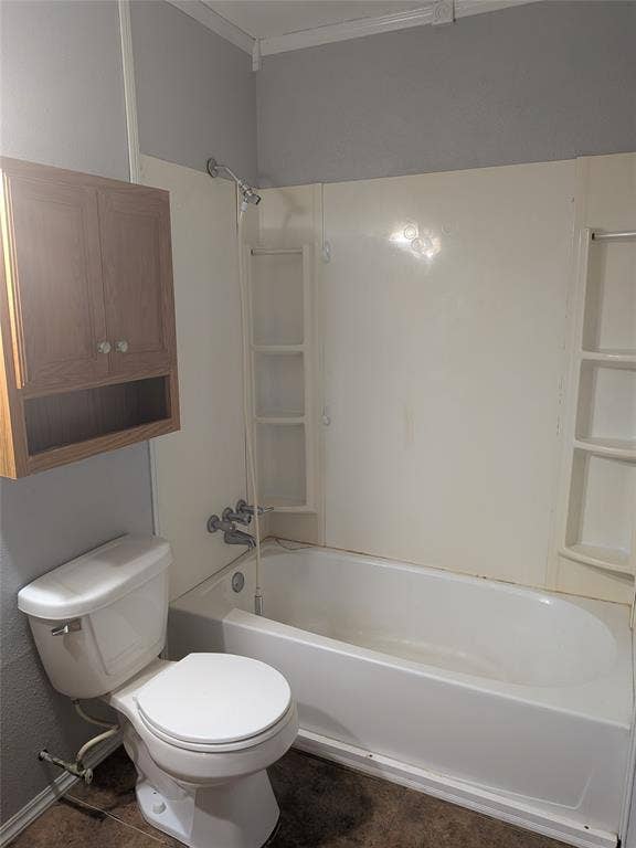 2009 County Road 4619, Athens, TX 75752 Full bathroom with crown molding and shower / tub combination