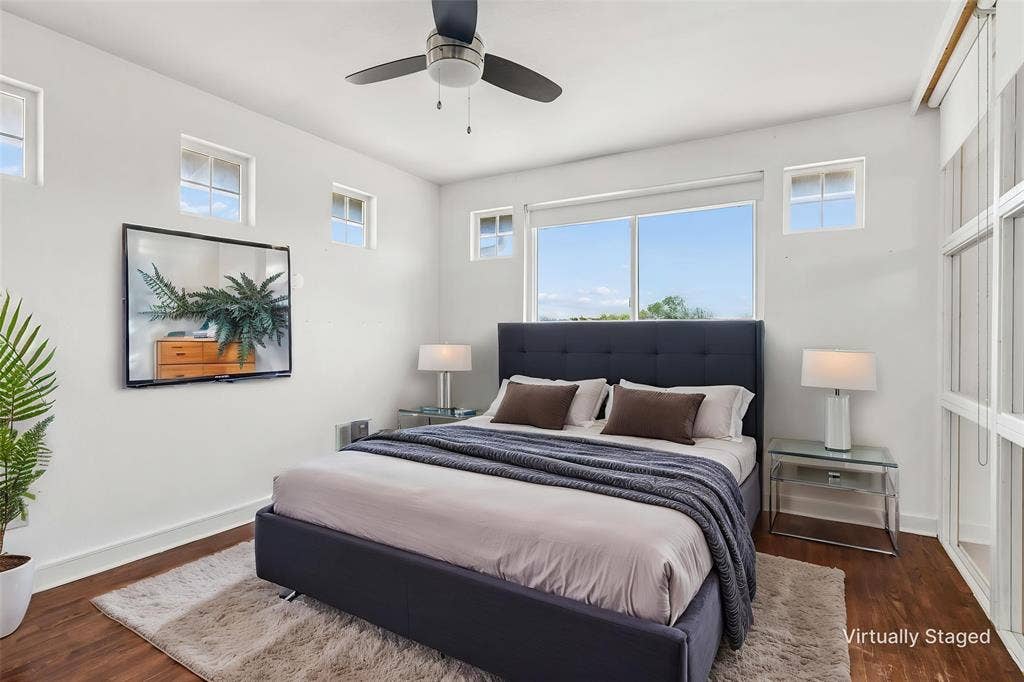 6360 Curtis Street, Plano, TX 75093 Secondary bedroom 2 virtually staged.