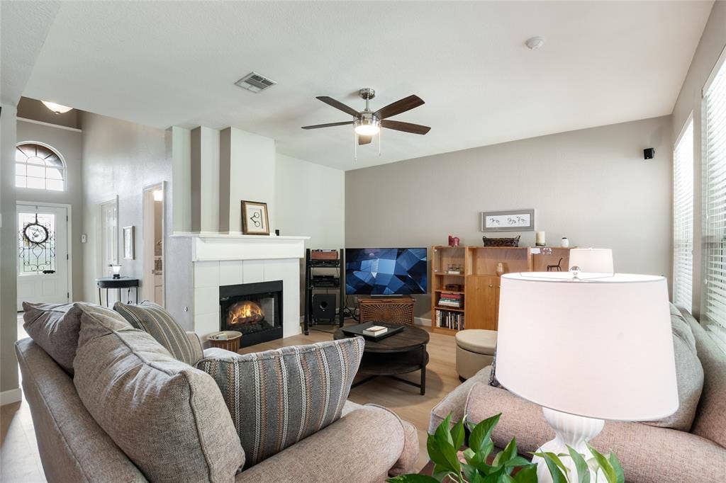 1608 Mountain Laurel Drive, Keller, TX 76248 Fireplace in family room