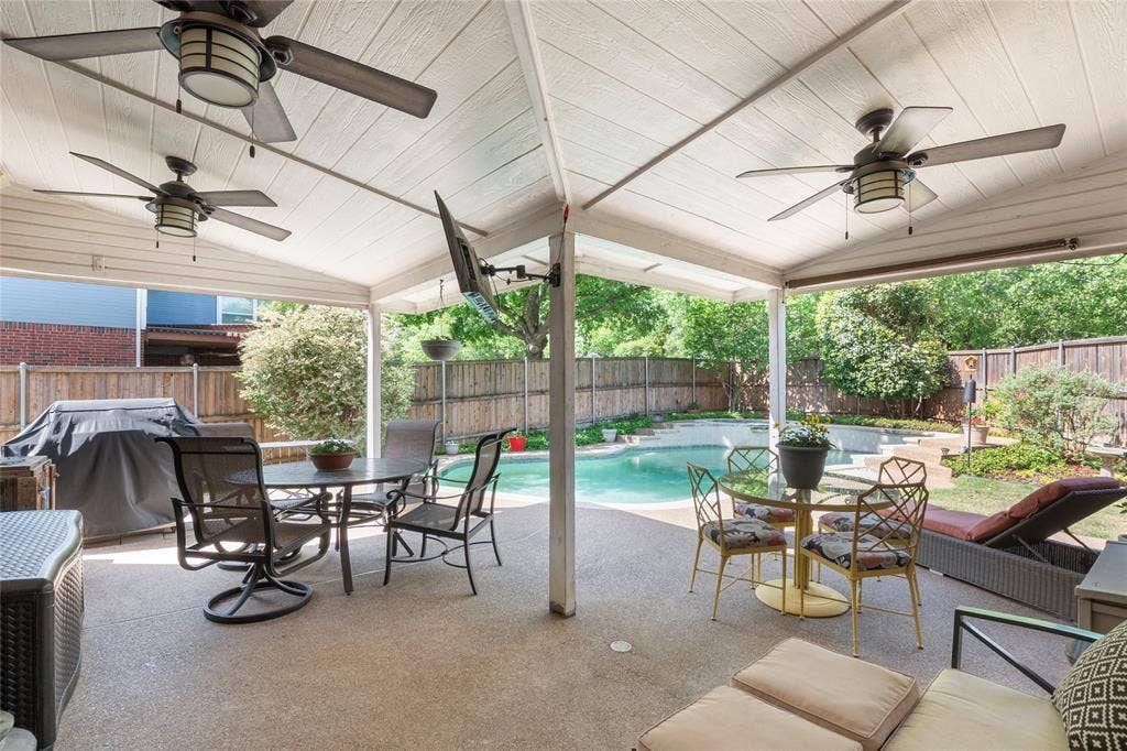 1608 Mountain Laurel Drive, Keller, TX 76248 Expansive covered patio area
