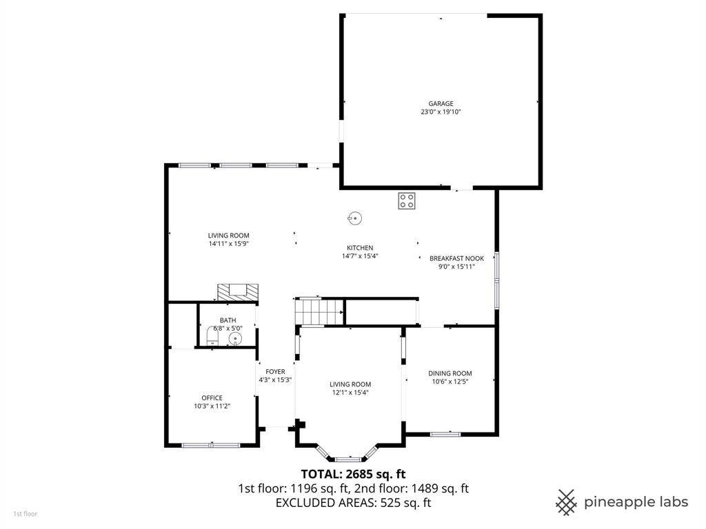 1608 Mountain Laurel Drive, Keller, TX 76248 View of property main floor plan