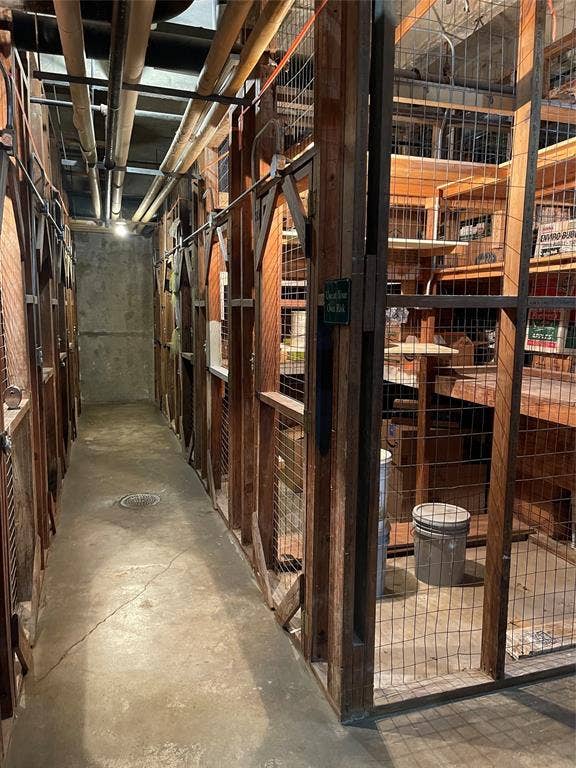 assigned Basement storage