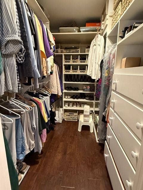 Primary walk-in closet