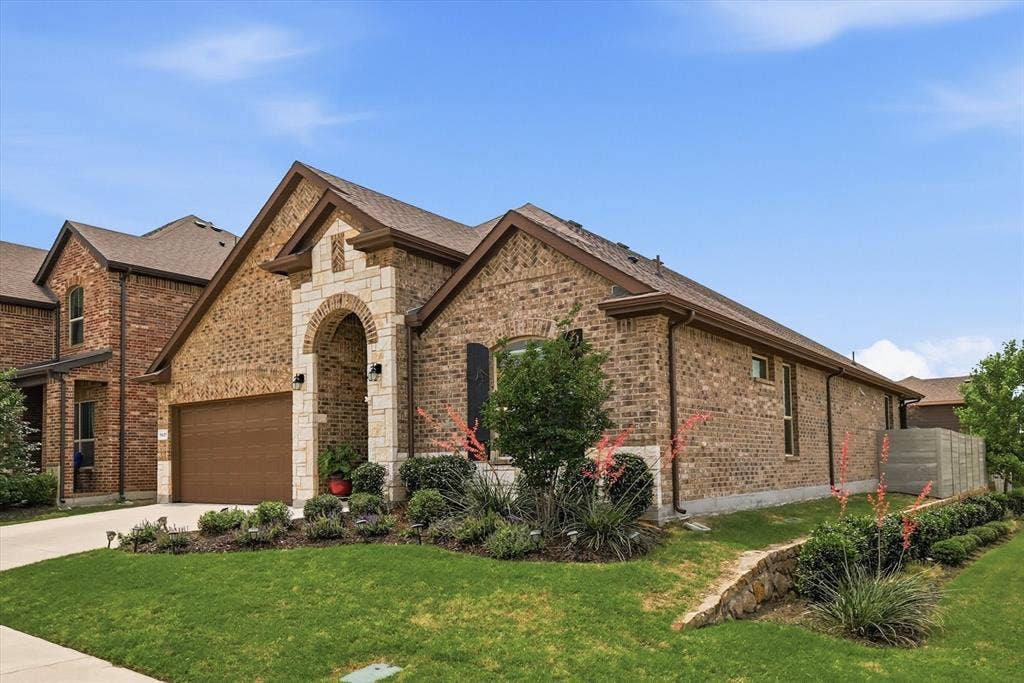 Large corner lot with this single story one owner home