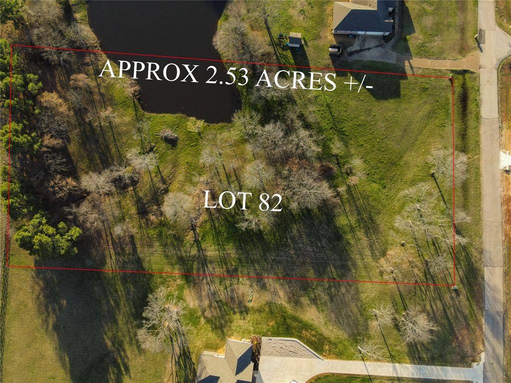 5455 Saddle Ridge Court, Athens, TX 75752 Aerial view