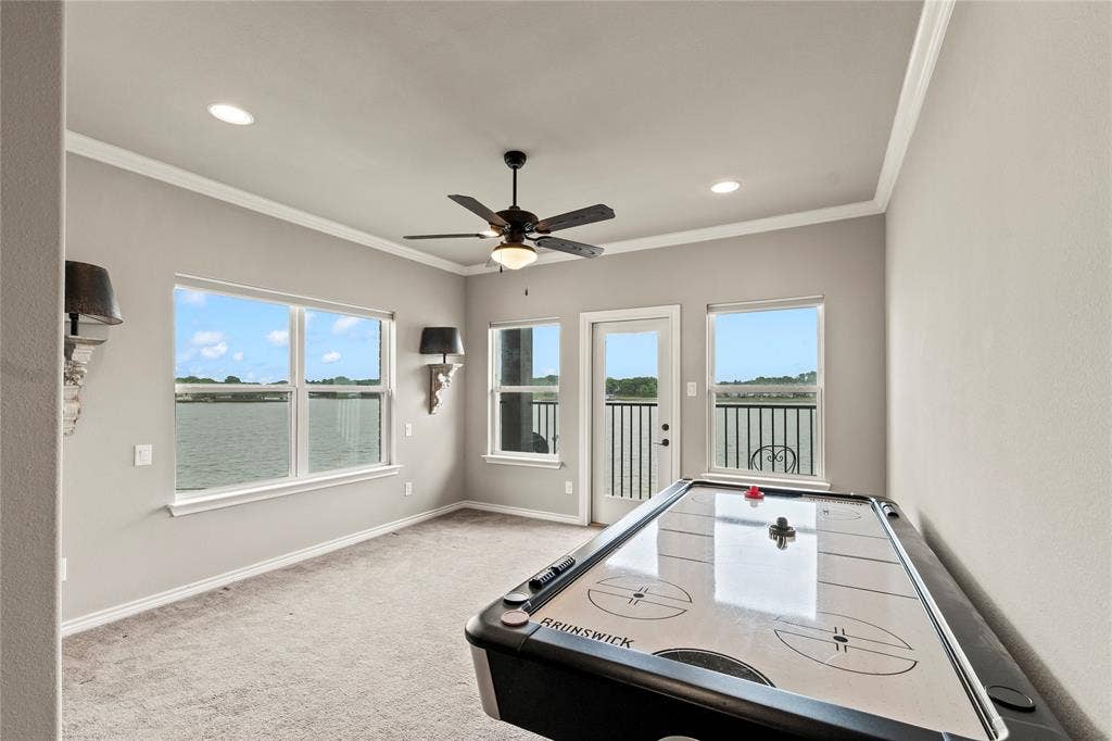 164 Marina Drive, Mabank, TX 75156 Upstair bonus room opens to balcony with elevated water views