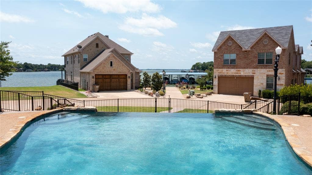 164 Marina Drive, Mabank, TX 75156 Community pool with lake views