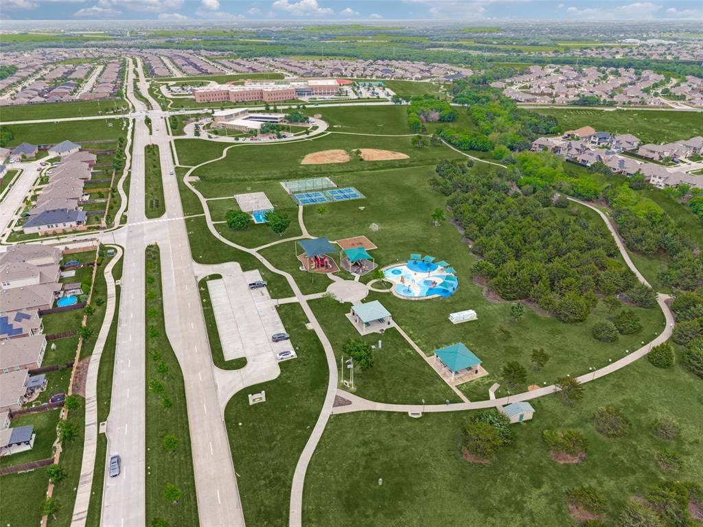 877 Darst Drive, Fate, TX 75189 Aerial view of Woodcreek
