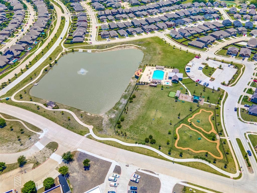 877 Darst Drive, Fate, TX 75189 Aerial view of Woodcreek
