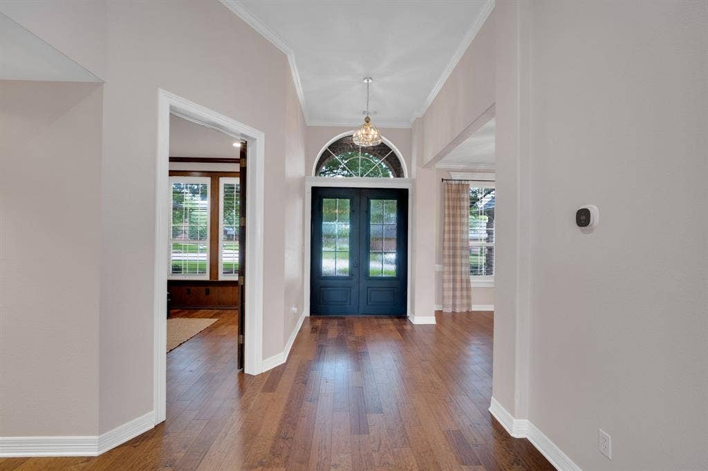 Recently Upgraded Iron Double Door Entry