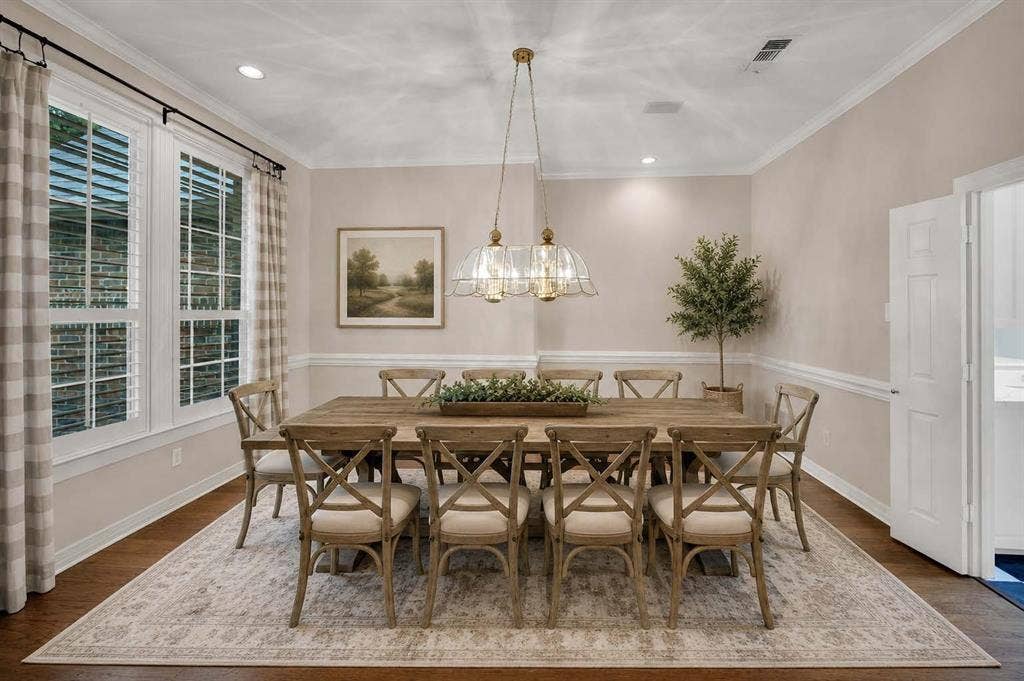 Digitally Staged Formal Dining