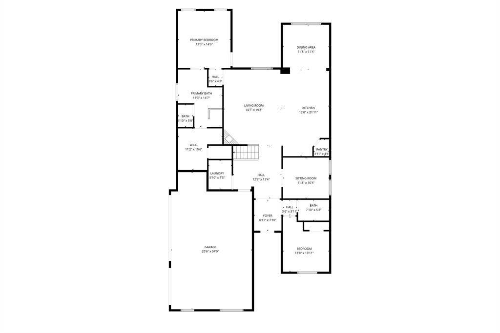 1905 Silver Falls Drive, Burleson, TX 76028 Floor plan