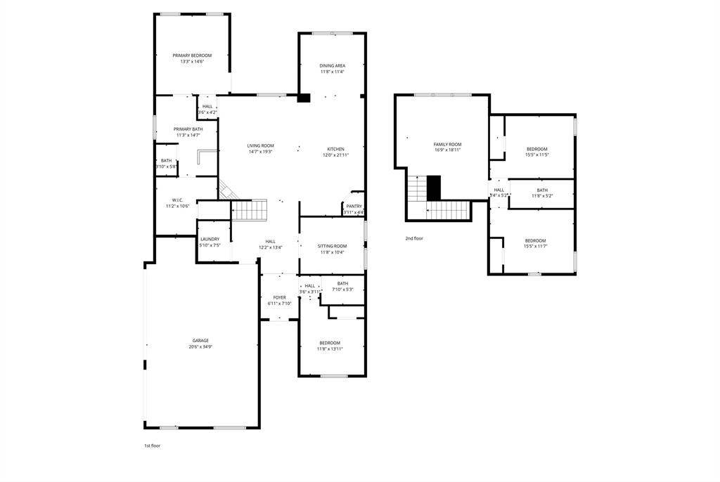 1905 Silver Falls Drive, Burleson, TX 76028 Floor plan