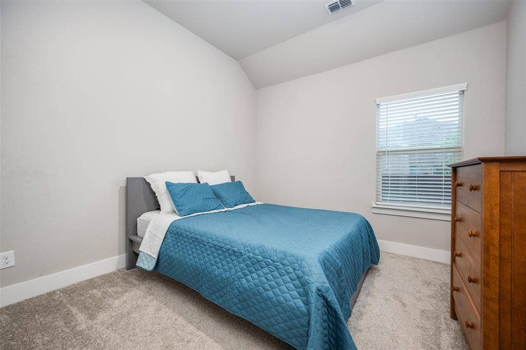 2801 Bedford Road, Northlake, TX 76226 Secondary bedrooms have tall ceilings and walk in closets.