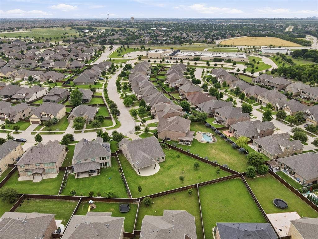 11414 Alejandra Lane, Frisco, TX 75035 Can we talk about this backyard?! One of the largest lots around, with plenty of room for a pool, sports court, outdoor kitchen, or all three!
