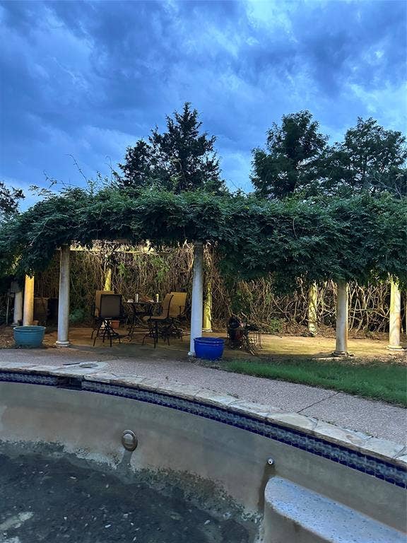 View of patio