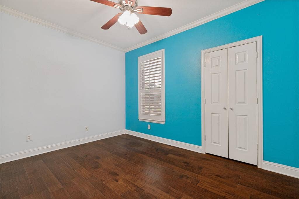 Downstairs secondary bedroom could be used as another office.