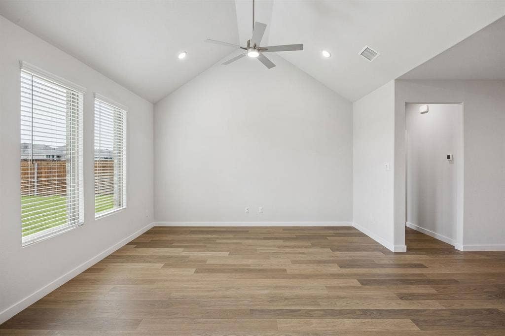 489 Hocking Hills Drive, Waxahachie, TX 75165 Living Room in the Masters home plan by Trophy Signature Homes – REPRESENTATIVE PHOTO