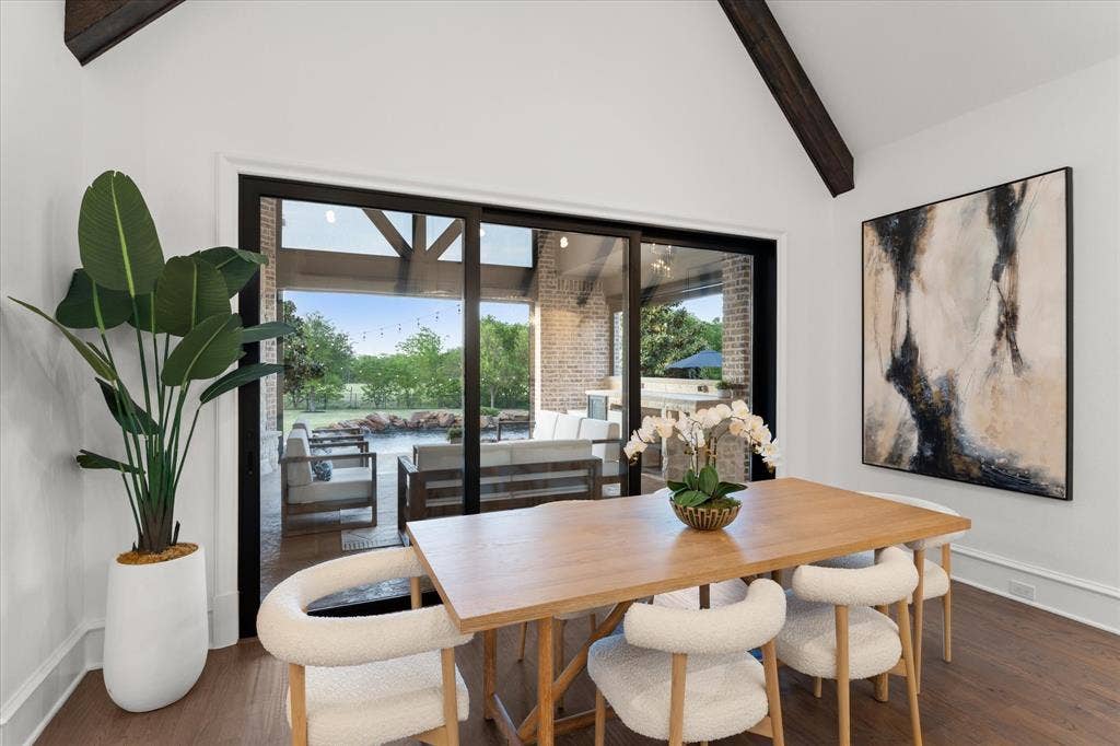 Dining room fit for a king with a view!