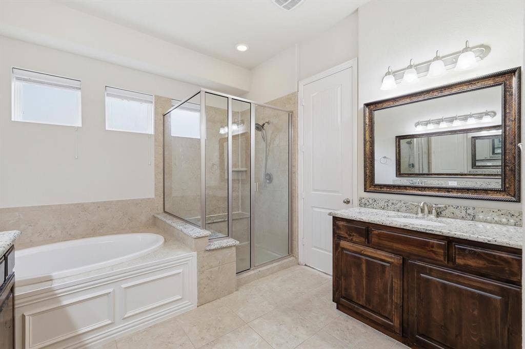 Primary Bathroom with Separate Vanities