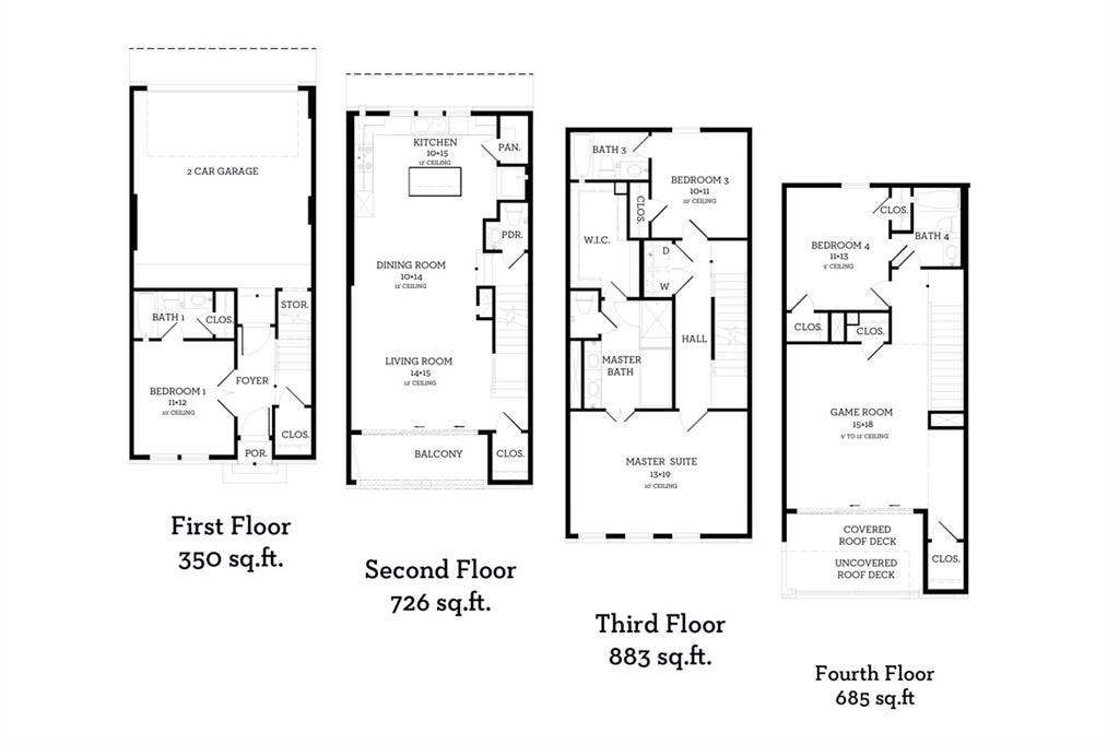 14956 Oak Street, Addison, TX 75001 Floor plan