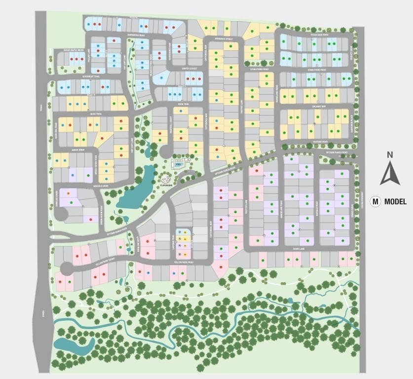1720 Angus Drive, Celina, TX 75009 The Ranch at Uptown Celina Site Map