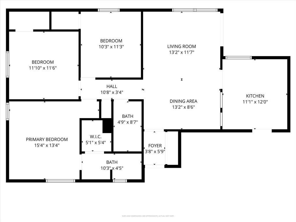 224 Hudson Avenue, Crowley, TX 76036 Floor plan
