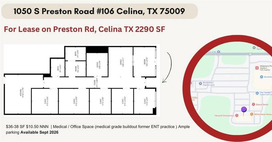 Property photo for 1050 S Preston Road, #106, Celina, TX