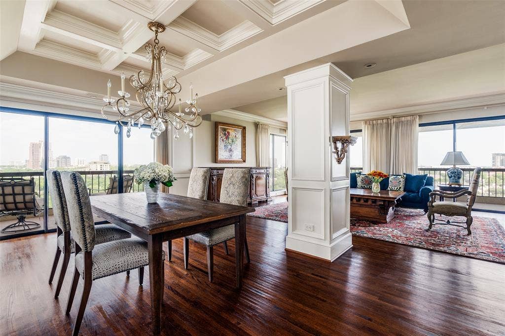 3831 Turtle Creek Boulevard, #15E, Dallas, TX 75219 Formal dining.