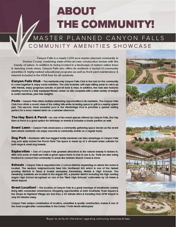 7108 Eagles Ridge Court, Argyle, TX 76226 Residents also enjoy access to top-tier neighborhood amenities, including community pools, a fitness center, dog park, event spaces, and scenic trails.