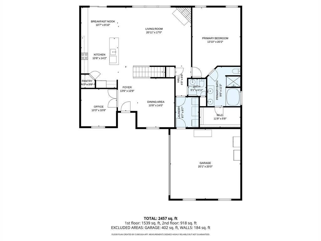 1081 Barrington Drive, Prosper, TX 75078 First Floor plan