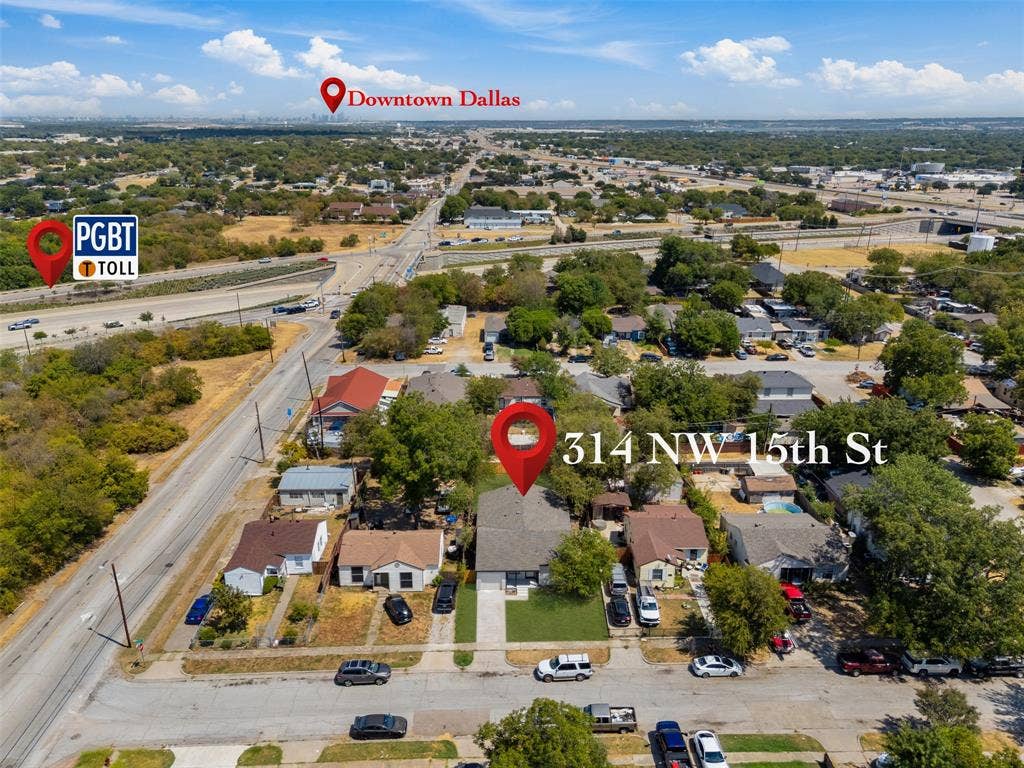 314 NW 15th Street, Grand Prairie, TX 75050 Residential property within an established neighborhood
