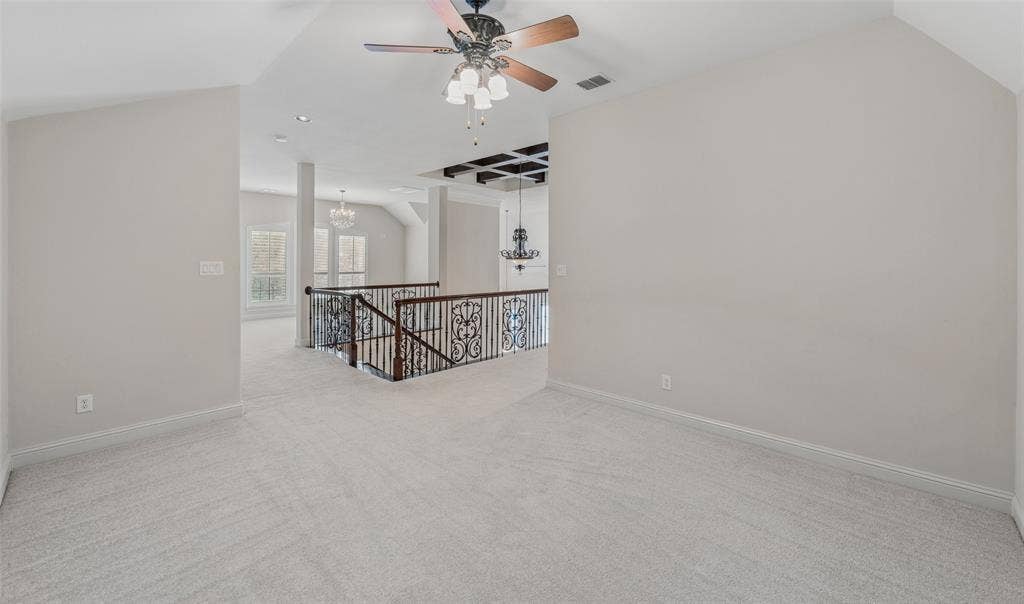 9131 Cochran Bluff Lane, Dallas, TX 75220 2nd floor living area.