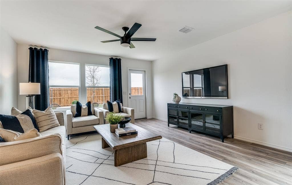 816 Springwell Drive, Princeton, TX 75407 *Model Representation - Spacious gathering room with large windows