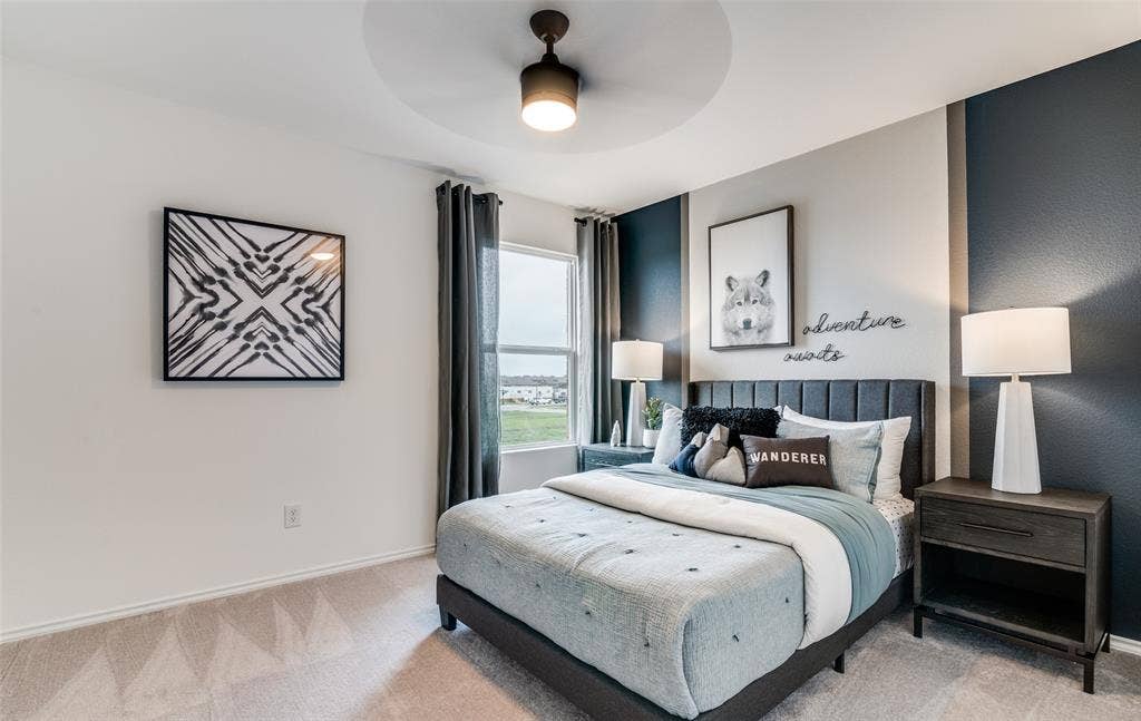 816 Springwell Drive, Princeton, TX 75407 *Model Representation - Spacious secondary bedroom
